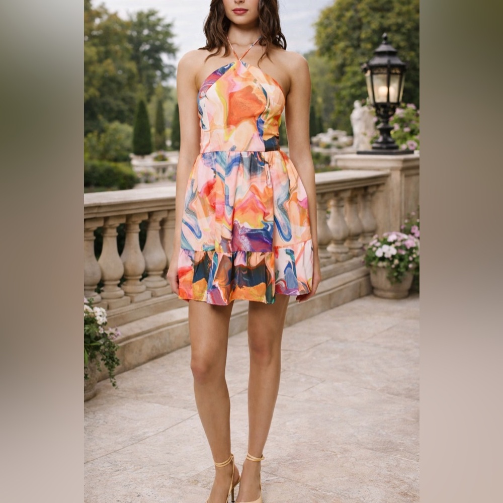 NWT Hutch Rumor Sweetheart Pleated Tulle Midi Dress ***SOLD OUT*** Size S